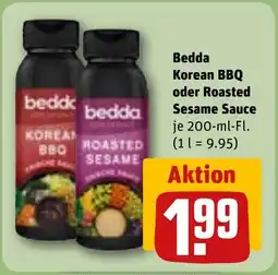 REWE DE Bedda Korean BBQ oder Roasted Sesame Sauce tilbud