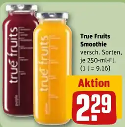 REWE DE True Fruits Smoothie tilbud