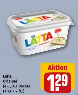 REWE DE Lätta Original tilbud