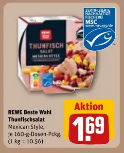 REWE DE REWE Beste Wahl Thunfischsalat tilbud