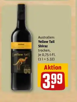 REWE DE Australien: Yellow Tail Shiraz trocken tilbud