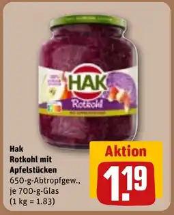 REWE DE Hak rotkohl mit apfelstücken tilbud