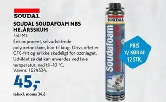 Davidsen Soudal soudafoam nbs helårsskum tilbud