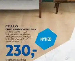 Davidsen Cello cello mantaro vinylgulv tilbud