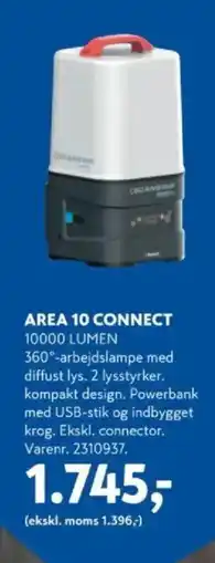 Davidsen Area 10 connect 10000 lumen tilbud