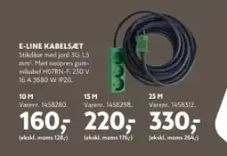 Davidsen E-line kabelsæt tilbud