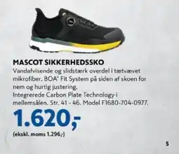 Davidsen Mascot sikkerhedssko tilbud