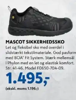 Davidsen Mascot sikkerhedssko tilbud
