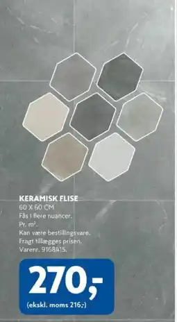 Davidsen Keramisk flise tilbud