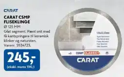 Davidsen Carat csmp fliseklinge tilbud