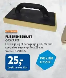Davidsen Sydvesta fliserensebræt tilbud