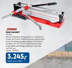 Davidsen Staring rubi magnet tr-600 tilbud