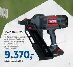 Davidsen Senco sømpisto f40xp tilbud