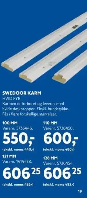 Davidsen Swedoor karm tilbud