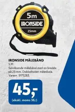 Davidsen Ironside målebånd tilbud