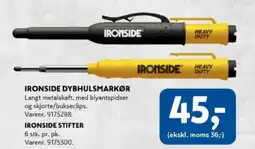 Davidsen Ironside dybhulsmarkør tilbud