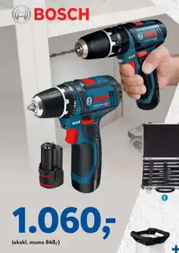 Davidsen Bosch skruemaskinesæt 12 v tilbud