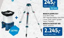 Davidsen Bosch lampe 18 v tilbud