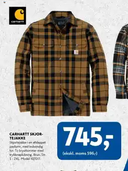Davidsen Carhartt skjor- tejakke tilbud