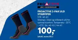 Davidsen Proactive 2-pak uld strømper tilbud