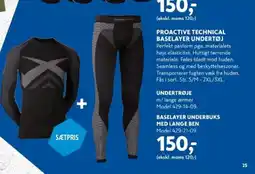 Davidsen Proactive technical baselayer undertøj + undertrøje tilbud