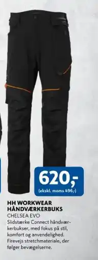 Davidsen Hh workwear håndværkerbuks chelsea evo tilbud
