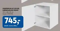 Davidsen Underskab m/1 hylde, hængsler og front tilbud