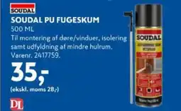 Davidsen Soudal pu fugeskum tilbud
