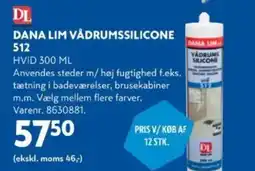 Davidsen Dana lim vådrumssilicone 512 tilbud