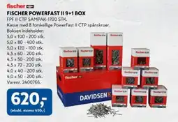 Davidsen Fischer fischer powerfast ii 9+1 box tilbud