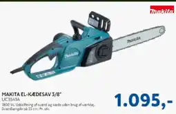Davidsen Makita el-kædesav 3/8" uc3541a tilbud