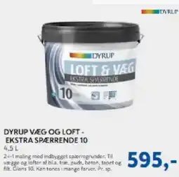 Davidsen Dyrup væg og loft- ekstra spærrende 10 tilbud