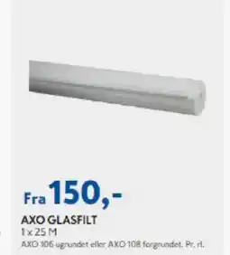 Davidsen Axo glasfilt tilbud