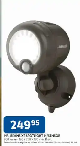Davidsen Mr. beams xt spotlight m/sensor tilbud