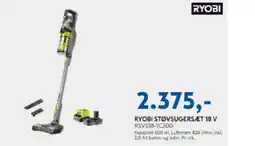 Davidsen Ryobi støvsugersæt 18 v rsvs18-1c20g tilbud