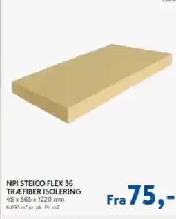Davidsen Npi steico flex 36 træfiber isolering tilbud