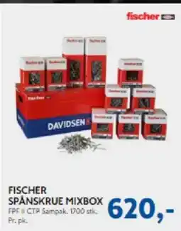 Davidsen Fischer spånskrue mixbox tilbud