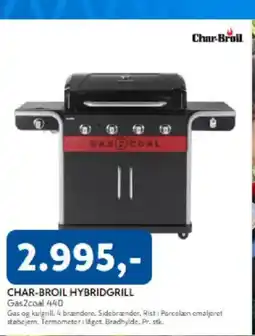 Davidsen Char-broil hybridgrill gas2coal 440 tilbud