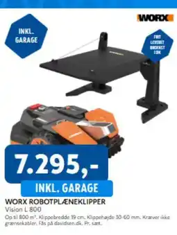 Davidsen WORX ROBOTPLÆNEKLIPPER tilbud