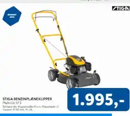 Davidsen Stiga benzinplæneklipper multiclip 47 s tilbud