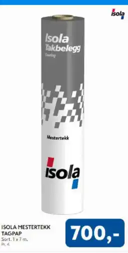 Davidsen Isola mestertekk tagpap tilbud