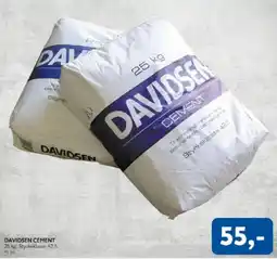 Davidsen Davidsen cement tilbud