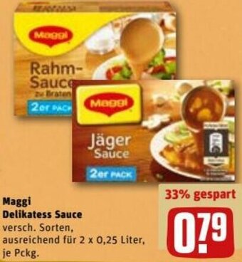 REWE DE Maggi Delikatess Sauce tilbud
