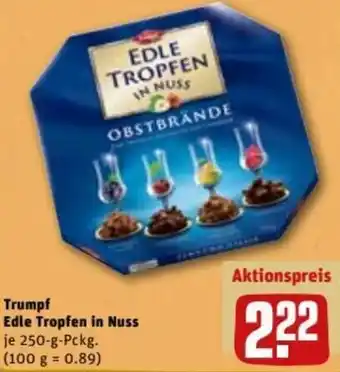 Trumpf Edle Tropfen In Nuss 250g
