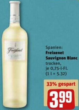REWE DE Freixenet Sauvignon Blanc tilbud