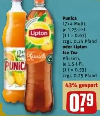 REWE DE Purica Oder Lipton Ice Tea tilbud
