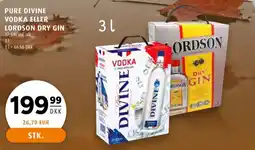 Scandinavian Park PURE DIVINE Vodka eller LORDSON dry gin tilbud