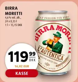 Scandinavian Park Birra Moretti tilbud