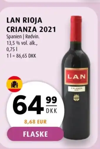 Scandinavian Park LAN Rioja Crianza 2021 tilbud
