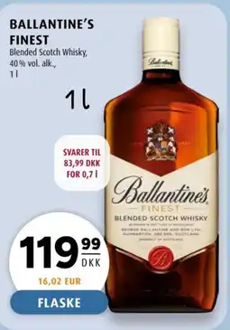 Scandinavian Park BALLANTINE'S Finest tilbud